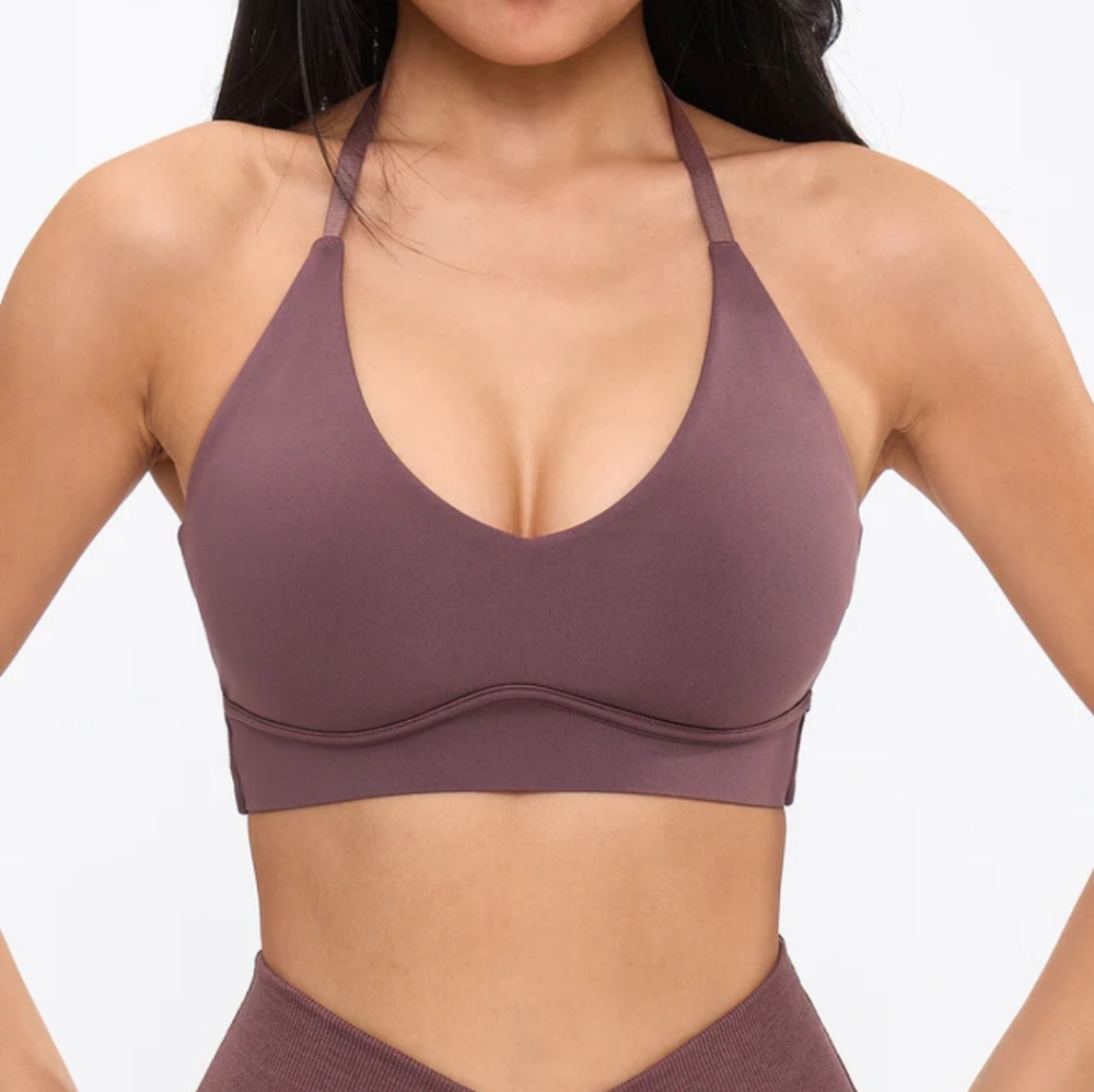 Buffbunny Sultry sports bra- Mocha Berry